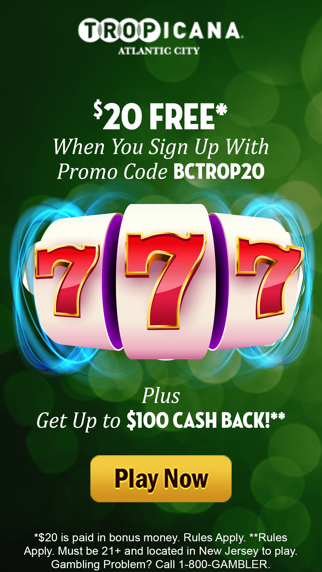 Tropicana Slots Ad