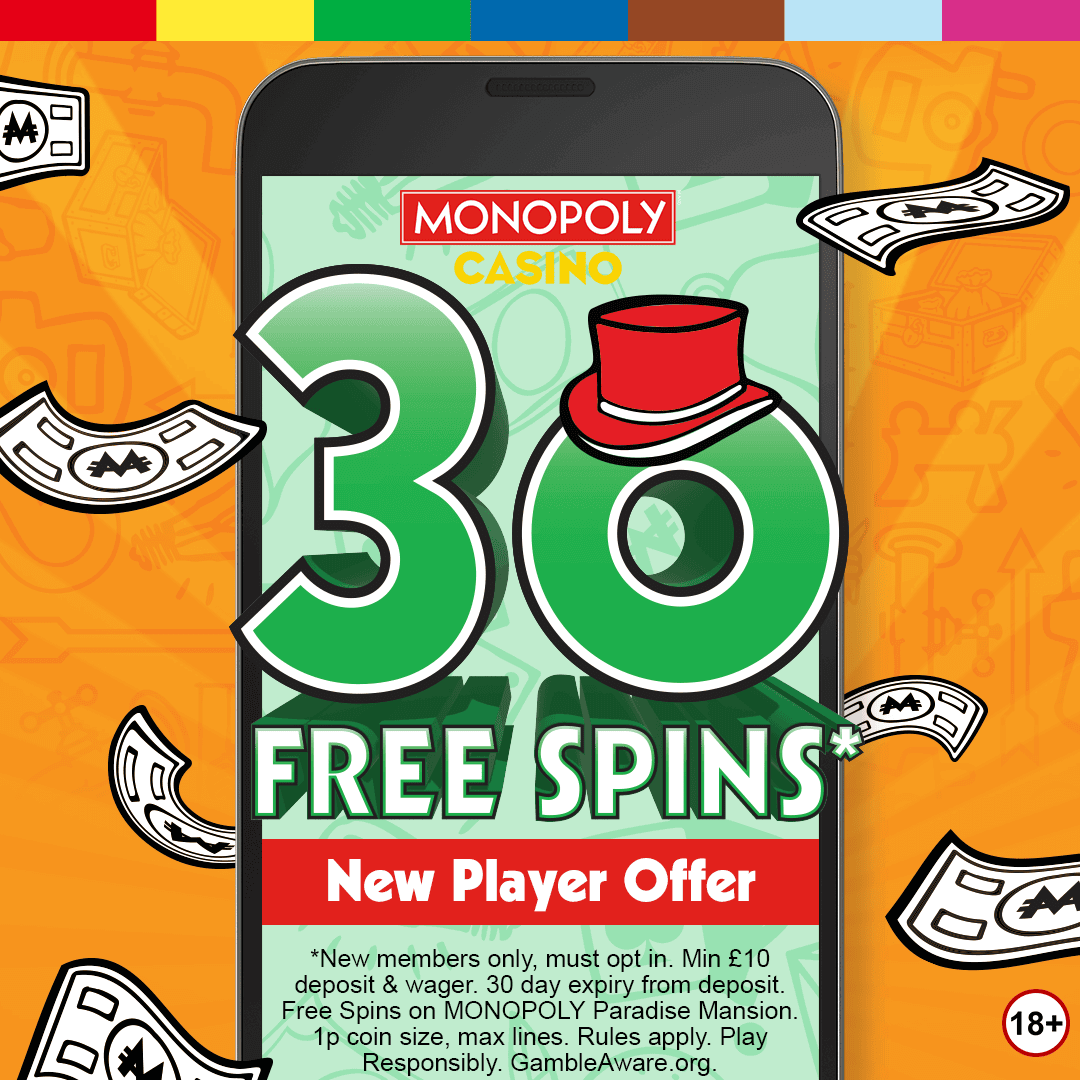 Monopoly Casino Offer Focus Ad